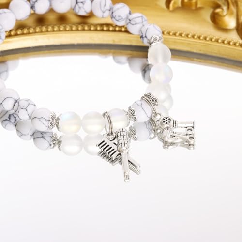 Kivosliviz Hairstylist Gift Bracelet for Women Cosmetology Student Graduation Gifts Hairdresser Bracelet4