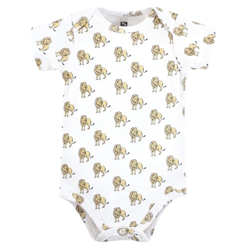 Image of Hudson Baby Unisex Baby Cotton Bodysuits 5-pack