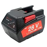 EMBRACESUN 3000mAh Li-ion Battery Pack MIL28A Replacement for 28V Battery M28 V28 48-11-2830 0726-22 0780-20 Compatible with Cordless Tool 0729-21 0729 0725 0719 0740 F39 2650-22 6514-21 0730-22