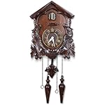 Kendal Cuckoo Clock Large Vintage Wall Clock Handcrafted Wood Cuckoo Clock House Home Decor with Singing Bird & Birds Live in Tree Houses Decoration MX222 - Image 2