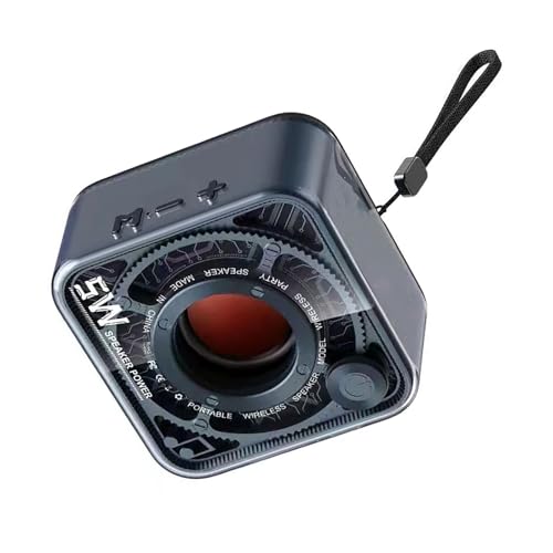 VBESTLIFE Portable Bluetooth Speaker, Transparent Mechanical Armor Style Small Wireless Speaker, 5W Loud Stereo Sound - Image 3