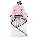Hudson Baby Unisex Baby Cotton Animal Face Hooded Towel, Girl Whale, One Size