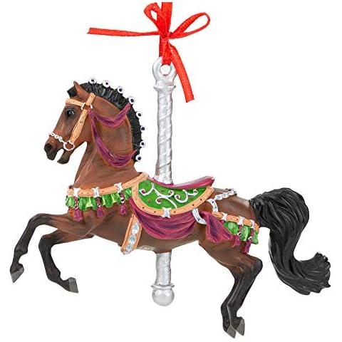 Breyer Horses 2021 Christmas Collection | Carousel Ornament - Herald | Model No.700625,Multicolor Cover