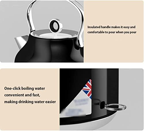 Hervidor Eléctrico de Agua 1.7 L Acero Inoxidable 1800W miniatura 6
