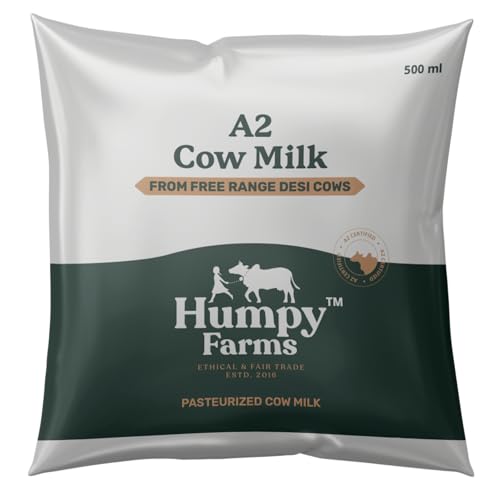 Image of HUMPY FARMS A2 Desi Cow Milk, 500 Ml