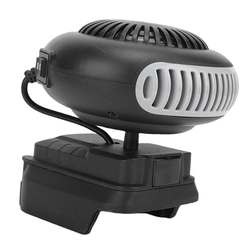 Pwshymi Calentador de Espacio Inalámbrico Portátil, Ventilador Calefactor con Batería de Calentamiento Rápido de 2 Velocidades para Coche, Hogar y Oficina