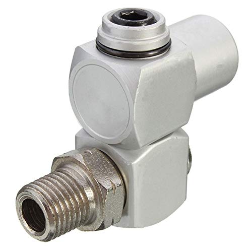 1/4-Inch Air Tool Swivel Fitting, 4 Pcs Aluminum 360 Degree Swivel Air Hose Connector Industrial Swivel Portable Air Tool Adapter #TOP1