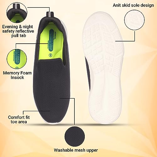 Image of ATHCO Mens Austin Memory Foam Comfort Shoes|Running|Walking|Training|Gym|Jogging|Sneaker|Athletic|Slipon|Flexible|Lightweight|Dailyuse|Sports|Casual|ExtraSoft|Fitness
