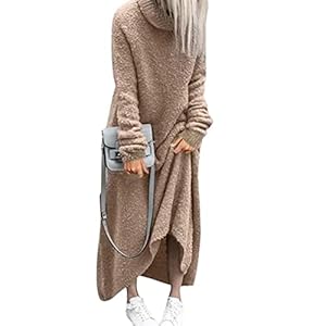 Generic MANCHENG1807 Sukienka Dzianinowa 4X