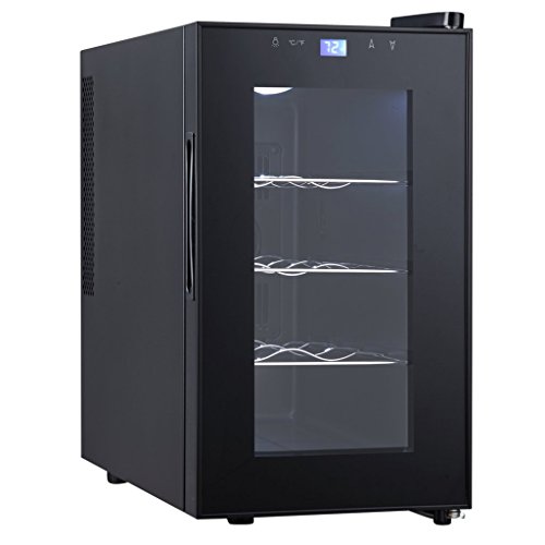 Qlima FWK 1608 Sistema per Il Raffreddamento del Vino, Nero