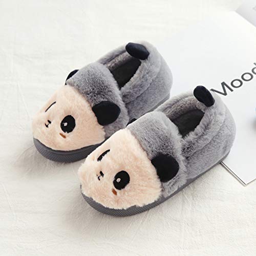 juntop Zapatillas De Algodón Bolsa De Pareja Femenina con Lindos Dibujos Animados Masculinos Antideslizantes Zapatos Cálidos para El Hogar-40