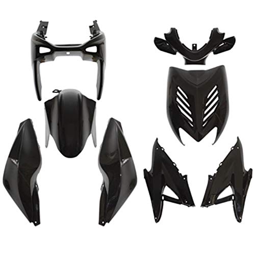 Carenage De Guidon P2R Pour SYM Orbit II 50 - Noir Brillant - Fabriqué En France