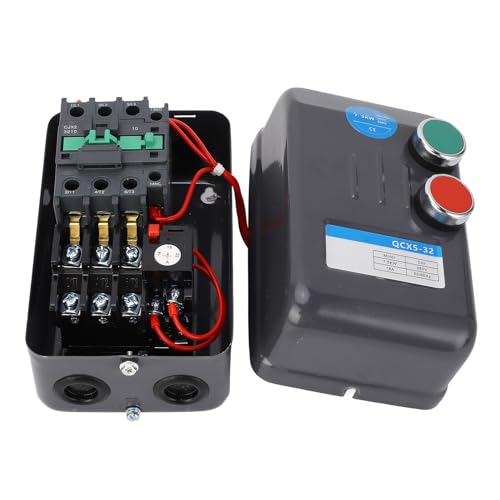 Arrancador de motor trifásico 380V Walfront de 7.5KW con caja de hierro
