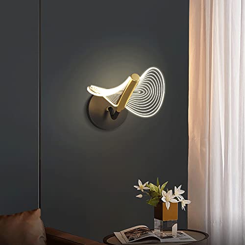 Accesorio de iluminación de pared moderno con luces LED de 6W y poste de metal 4