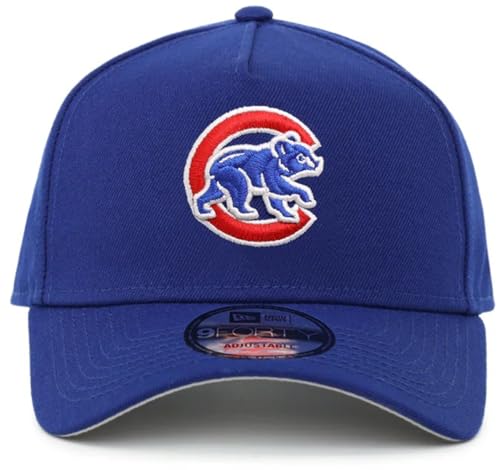 New Era Chicago Cubs 9Forty A-Frame Alternate Snapback Hat Blue miniatura 1