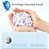 BONSEN 14-Sheet Paper Shredder for Home Office, Heavy Duty Cross Cut Shredder with 5.3 Gal Pullout Bin, Quiet Shredder for CDs/Credit Card/Staple, P-4 Security, Anti-Jam System