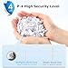 BONSEN 14-Sheet Paper Shredder for Home Office, Heavy Duty Cross Cut Shredder with 5.3 Gal Pullout Bin, Quiet Shredder for CDs/Credit Card/Staple, P-4 Security, Anti-Jam System