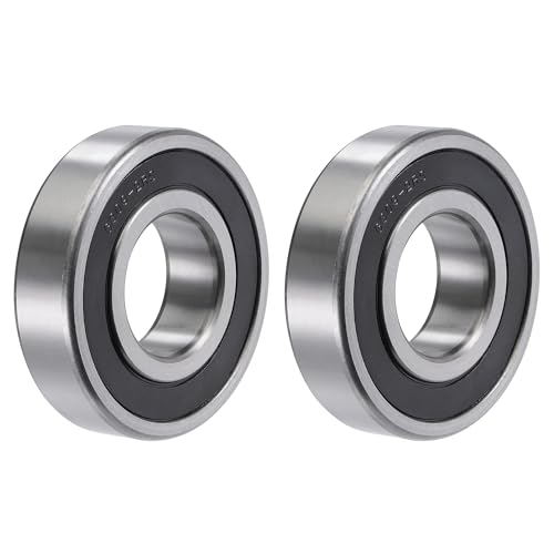 Image of 6309-2RS Deep Groove Ball Bearings 45x100x25mm Double Sealed Chrome Steel 2pcs