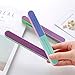HeeYaa 7 Inch Nail File 6 Pack - Professional Care Manicure Tools - 7 Surfaces, 7 Steps - Purple, Blue