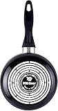 Megafesa 01102714 – stylowy garnek, średnica 14 cm, kolor czarny