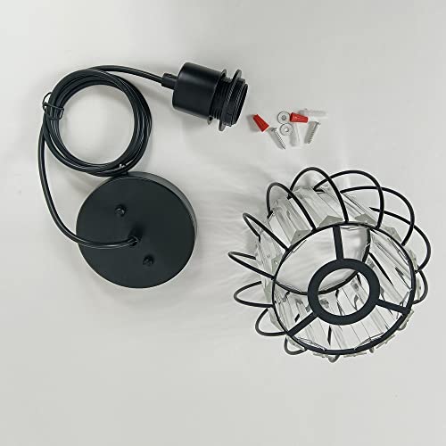 Lámpara de araña pequeña E27 para iluminar techos bajos con estilo retro 6