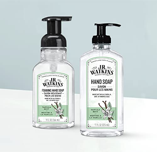 J.R. Watkins Gel Hand Soap With Dispenser, Moisturizing Hand Wash, All Natural, Alcohol-Free, Cruelty-Free, Usa Made, Vanilla Mint thumb #2