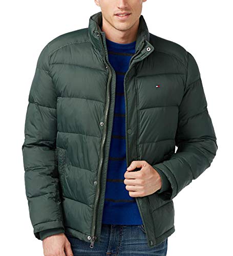 tommy hilfiger green down jacket, Off 