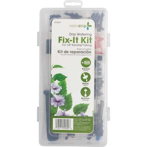 Raindrip R558DT Fix-A-Kit Repair Set , Black