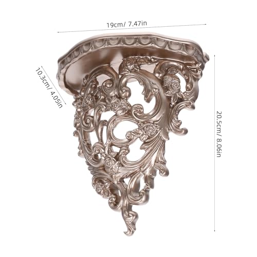 Étagère rangement murale à grosse capacité en résine sculptée robuste