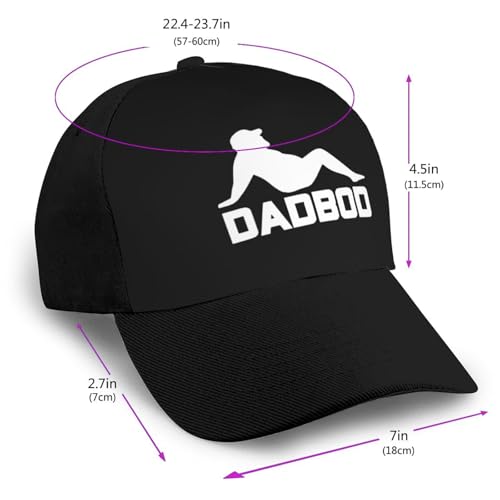 Dad BOD Bonnets Curved Brim Mesh Baseball Cap Casual Sun Hat Unisex2