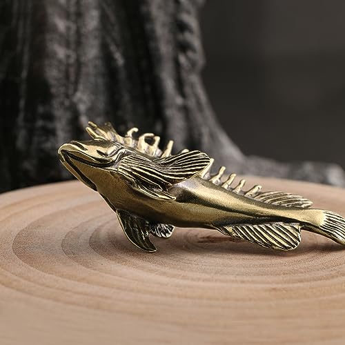 Dragon en laiton statuette décorative idée cadeau bureau et thé - 4