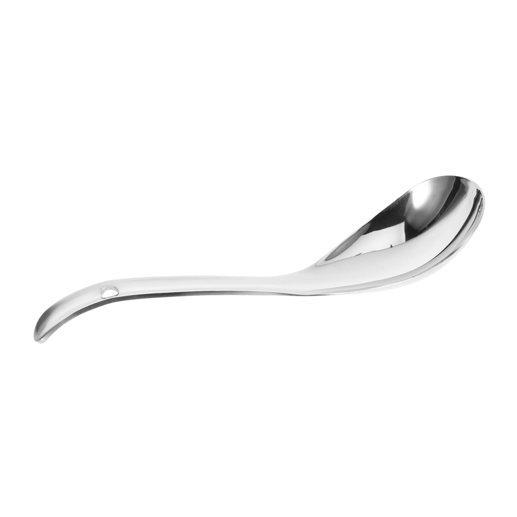 COLLBATH Rice Spoon Mini Rice Cooker Soup Ladles for Serving Frying Scoop Japanese Tools Soup Utensil Heat Resistant Rice Spatula Table Spoons Soup Spoons Rice Scoop Stainless Steel Silver