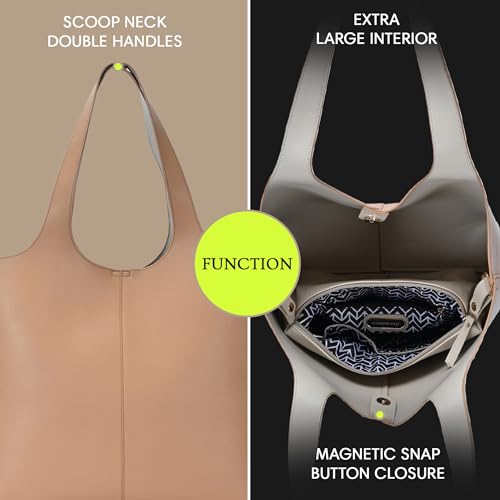 Bolso Tote Vegan Leather para Mujer 17.5" L x 6" W x 13" H miniatura 4