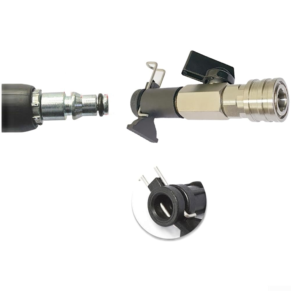 Lrfvhyqnk One Color Pressure Washer Nozzles Quick Connect Spray Tips, Ss Pressure Washer Nozzle Kit 1/4In Qc 2320Psi 5Size Karcher Nilfisk Blackdecker(C)