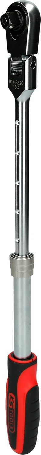 KS TOOLS 3/8" SlimPOWER Telescopic reversible ratchet, 72 teeth 914.3820 Couleur