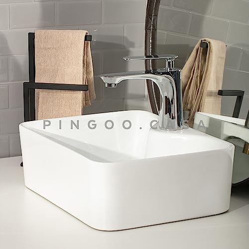 Pingoo.casa, Cuba De Apoio, Para Banheiro, Formato Retangular, Moderno Modelo Slim, Acabamento Fino,