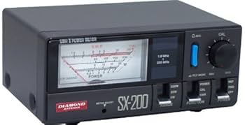 アクセサリー DIAMOND SX-200 SWR & POWER METER Diamond Original SX-200 1.8-200 MHz iluminado SWR/medidor de
