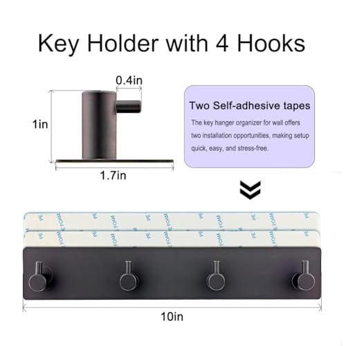 StrugDeas Key Holder for Wall with ...