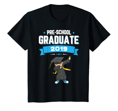 Kinder Preschool Graduate 2019 Dabbing Grad Pre-K Geschenk T-Shirt Jungen T-Shirt