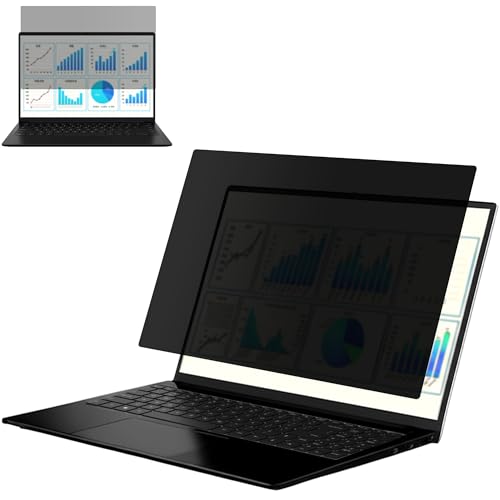 ROVIKE 14 Pollici 16:10 Filtro Dello Schermo Del Computer, Filtro Privacy Del Computer Portatile, Proporzioni, Rimovibile, Anti-Glare Eye Protection, Proteggi Schermo