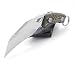 MASALONG Ghostly Claw Outdoor Camping Tactical Karambit Martial Claws Knife M121 (White)