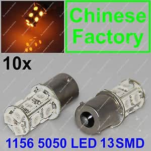 2 X Warm White 6V DC 1156 BA15S P21W Motorcycle LED Indicator Light Bulb 6 Volt - Foto 6