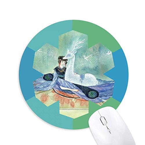 �����̃A���e�B�[�N�̔����̃C���X�g���[�^�[ �~�`����S���̐�}�E�X�p�b�h