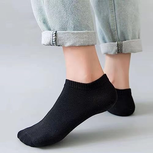 Image of 12-30 Pairs Low Cut Ankle Socks for Men Thin Breathable Casual No Show Athletic Socks Bulk