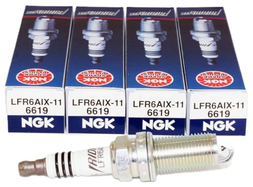 4 PCSNEW -- NGK 6619 Iridium Spark Plugs LFR6AIX-11