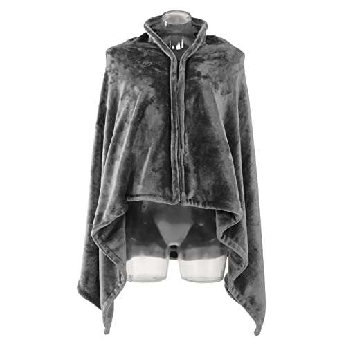 USB Heated Shawl, 150 x 85cm Soft Plush Heated Blanket with 3 Heating Levels for Shoulder Neck Back Wrap