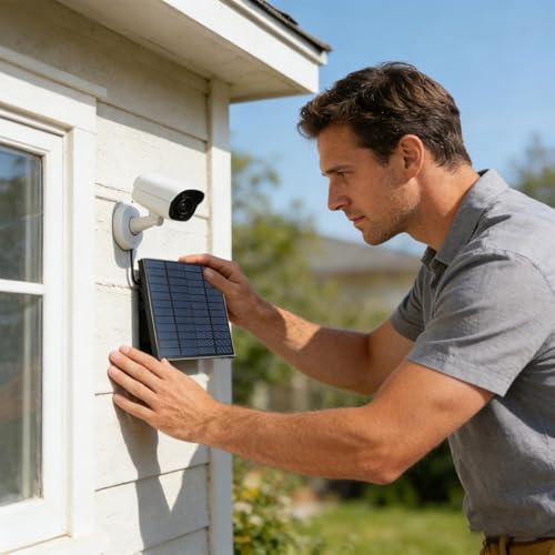 Panel de energía solar de 20W para iluminar el cobertizo y el jardín exterior 3