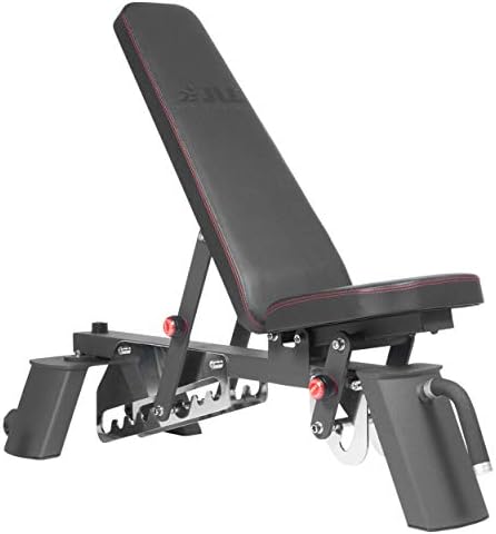 JLL® B300 Adjustable Weight Bench, Multiple levels of incline, Heavy-duty frame suitable for weight lifting exercises, Full body workouts, Home gym use