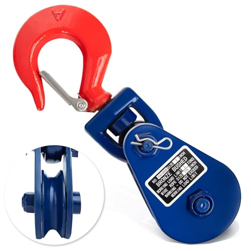 Poulie de 7,6 cm pour cable metallique 10 mm et treuil de remorquage
