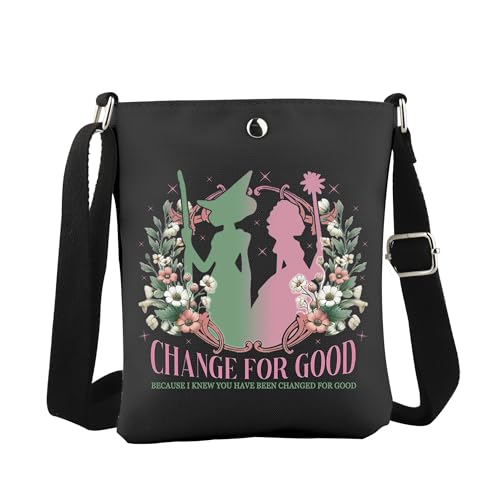 WCGXKO The Musical Gifts Musical Lover Gift Because I Knew You I Have Been Changed For Good Crossbody Bag